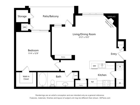 Remington At Lone Tree one bed one bath with patio 796 sqft